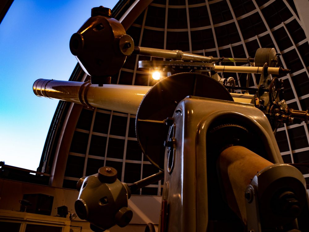 A telescope at the Griffith Observatory.
