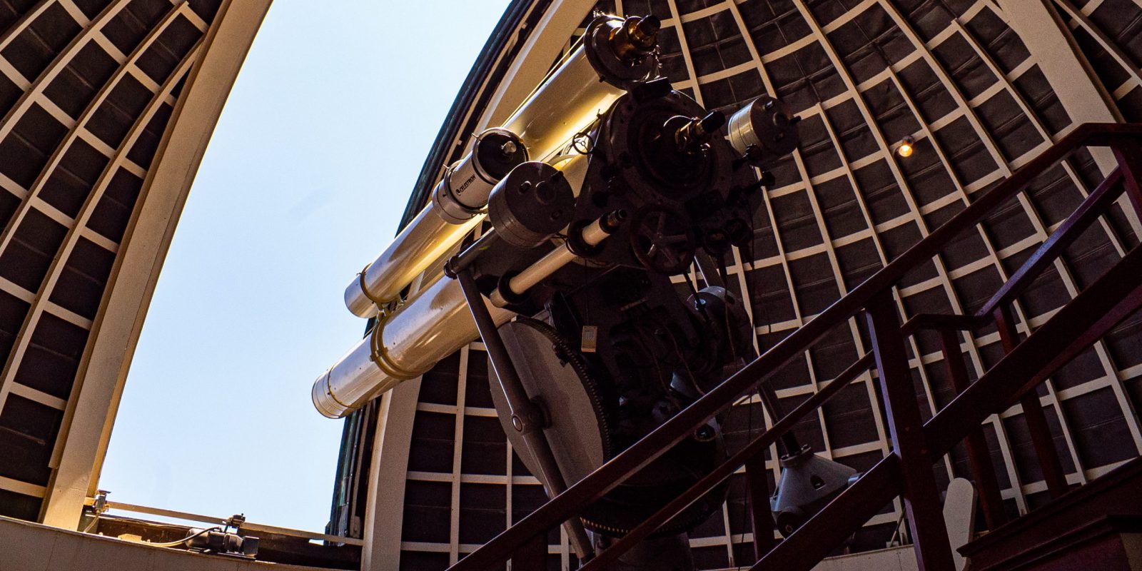 The Zeiss telescope during the day at Griffith Observatory.