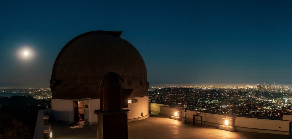 Observatory at night
