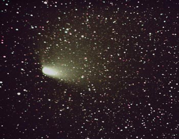 Comet PANSTARRS C/2011 L4, imaged from the San Gabriel Mountains