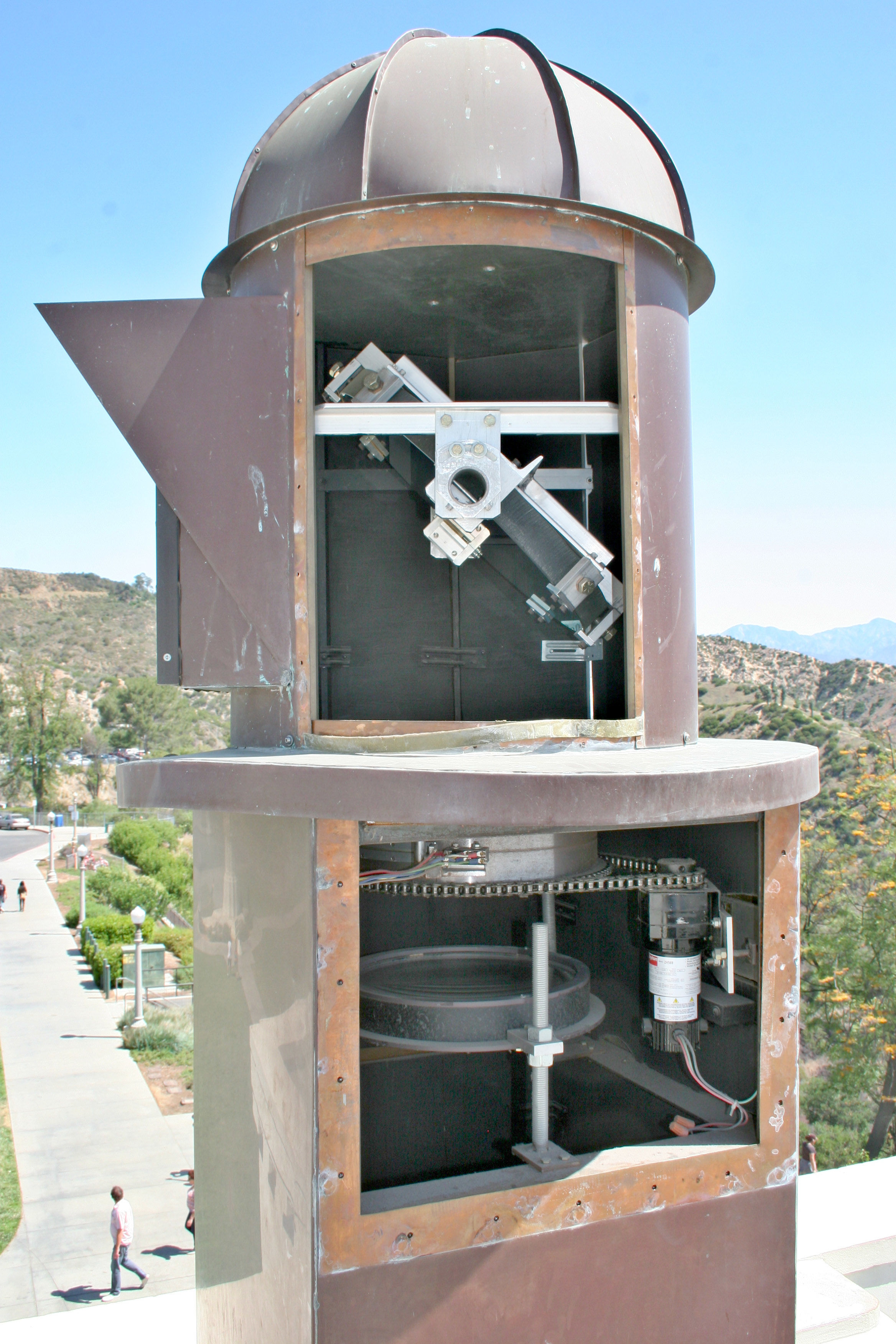 Inside Camera Obscura Housing