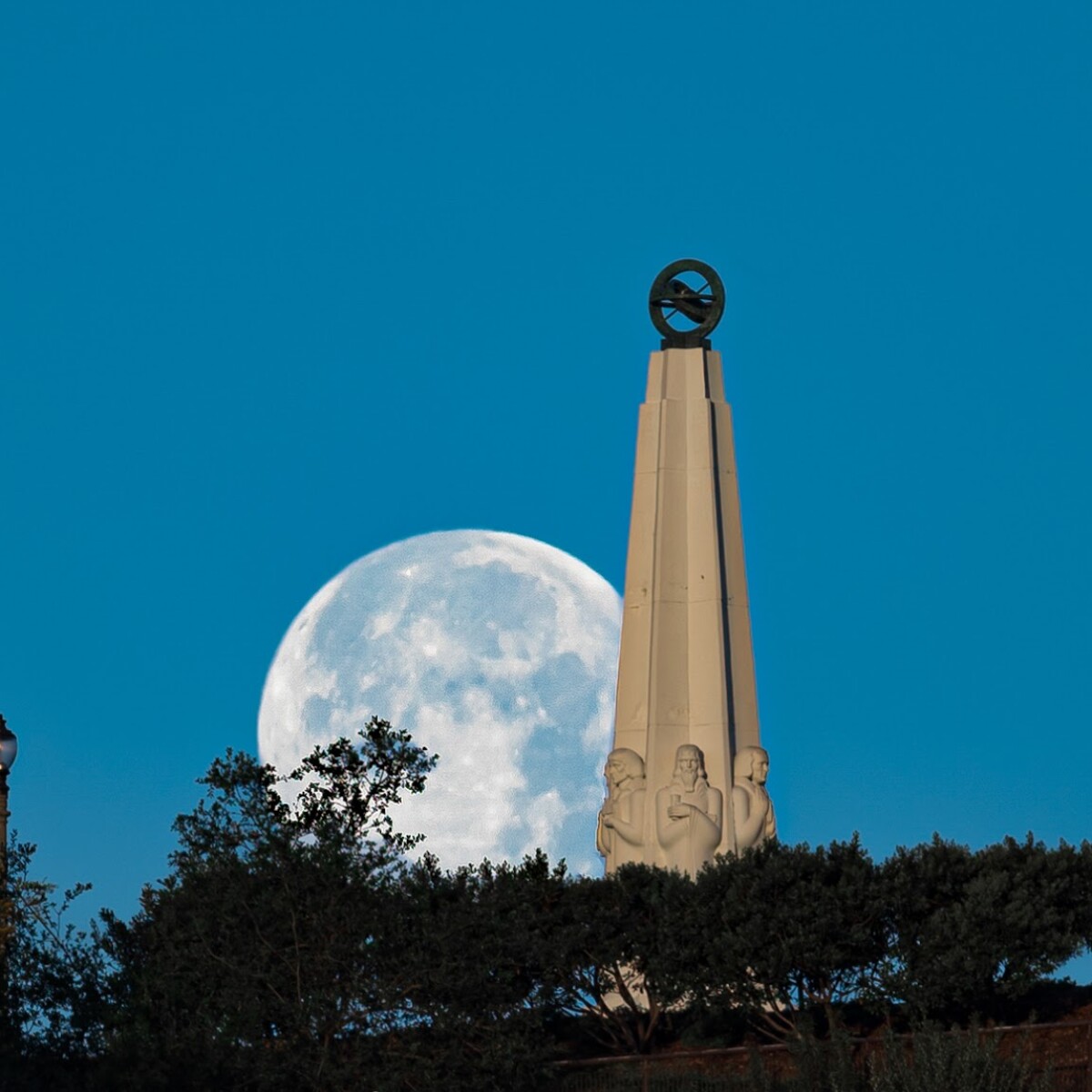 2024 Phases of the Moon - Griffith Observatory - Southern